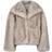 Neo Noir Stephanie Faux Fur Jacket - Beige