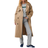 Gina Tricot Maxi Trench Coat - Beige