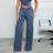 Shein Womens Solid Color Casual Straight Leg Pants With Pockets