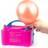 Balloon Pumps Electric Double Nozzle Pink