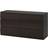 IKEA Kullen Black/Brown Byrå 140x72cm