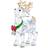 Swarovski Santa’s Reindeer Multicoloured Prydnadsfigur 6.9cm