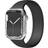 Vonmahlen Apple Watch 42/44/SE/45/46/49 mm Solo Loop Small Silikone Rem Sort