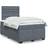 vidaXL Box Spring Bed With Mattress Dark Grey 120x200 cm Velvet
