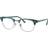 Ray-Ban RX5154 Clubmaster 8377 Mænd Grøn Silver 53mm