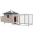 Pawhut Chicken Coop D51-092 970 x 1960 x 760 mm Cream