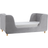 OBaby Lumi Toddler Bed - Velvet Grey