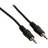 Nedis Stereoljudkabel 3,5 mm Kontakt 1,00 m Rund Svart 1m