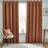 Furn Dawn Brown Thermal Eyelet Curtain 117 x 183 cm - Burnt Orange