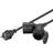 Goobay Outdoor Double Extension Cable, 5 m, black, 5 m, black safety plug (type F, CEE 7/7) 2x safety socket I lager, forväntat leveransdatum hos dig 27-09-2024