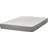 Beliani Gel Foam Mattress 5 ft 3 Polyester Removable Cover Filling Zipper White and Grey Happiness Polyether Matress
