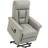 Homcom Power Lift Chair Grey PU Leather Recliner with Heavy Duty Motor Armchair