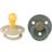 Bibs Pacifier Round Collection 2 Pack Size 1 Vanilla/Pine