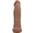 Shots RealRock Penis Sleeve 6" Caramel