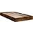 vidaXL Smoked Oak Bed Frame 90 x 190 cm Single Engineered Wood