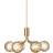 Nuura Apiales 6 Pendel Brushed Brass Optic Gold Pendellampa 50cm