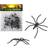 Party Decorations Creepy Spiders Black 40-pack