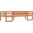 vidaXL Kids' Bed Frame Wax Brown 90x190 cm Solid Wood Pine