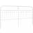 vidaXL Metal White 180 cm Headboard