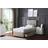 DS Living Amelia Upholstered Divan Bed with Headboard - Light Beige - One Size