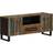 vidaXL Solid Acacia Wood Multicolored TV Bench 100x46cm