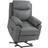 Homcom Faux Leather 70 Degree Electric Riser Recliner Chair Grey Armchair