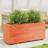 vidaXL Garden Planter Wax Brown 110x40x49.5 cm Solid Wood Pine