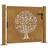 vidaXL Garden Gate Fence 105x80 cm Corten Steel Tree Design