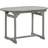 vidaXL Garden Dining Table 120-170 x 80 x 75 cm Solid Acacia Wood Grey