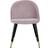Venture Home Velvet Messing 2-pak Rosa Køkkenstol