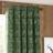 Furn Winter Woods Animal Chenille Eyelet Curtains 117 cm x 137 cm - Green
