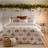 Furn Gretel Brushed Cotton Set - White/Orange (King) Duvet Cover White, Orange