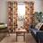 Orla Kiely Multi Stem Eyelet Curtains 229 x 274 cm - Orange