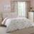 Dreams & Drapes Caraway Reversible Duvet Cover Pink (230x220cm)