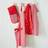 Catherine Lansfield Christmas Candy Cane Cotton Tea Pack of 4 - (70 cm L x 50 cm W) Kitchen Towel White, Red