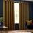 Paoletti Chenille Room Darkening Eye Curtain 168 x 229 cm - Gold