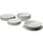 IKEA Färgklar Matt Light Gray Tallriksset 18st