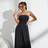 Shein Solid Color Casual Sleeveless Pleated Loose Jumpsuit