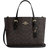 Coach Mollie Tote Bag 25 - Signature Canvas/Gold/Walnut/Black