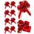 Shein Gift Wrap Ribbons 12pcs- Pull Bow Gift Wrapping Pull Bow Ribbon Pull Bows Red
