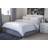 Belledorm 540 TC Satin Stripe King Fitted - King Bed Sheet White (270x)