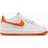 Nike Air Force 1 GS - White/White/Safety Orange