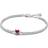 Pandora Red Sparkling Heart Tennis Bracelet 7.1