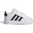 adidas Grand Court Lifestyle Hook And Loop Skor - Cloud White/Core Black