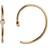 Stine A One Dot Open Creol - Gold/Transparent
