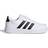 adidas Breaknet Lifestyle Court Lace Shoes Junior, 29, FTWWHT/CBLAC