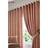 Alan Symonds Wold Ring Top Curtains 168 cm x 229 cm Orange