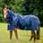 Horseware Outdoor Blanket with Neck Cover Amigo Ripstop 900D Plus Turnout - Bleu