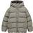 Mango Kid's Hood Quilted Coat - Pastel Green