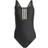 adidas Women's 3-Stripes Rubber Graphic Swimsuit - Black